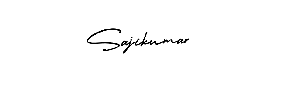 if you are searching for the best signature style for your name Sajikumar. so please give up your signature search. here we have designed multiple signature styles  using AmerikaSignatureDemo-Regular. Sajikumar signature style 3 images and pictures png