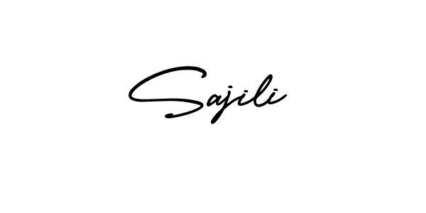 Design your own signature with our free online signature maker. With this signature software, you can create a handwritten (AmerikaSignatureDemo-Regular) signature for name Sajili. Sajili signature style 3 images and pictures png