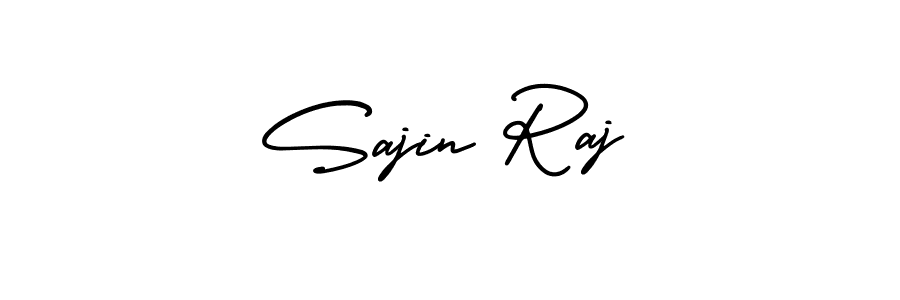 How to Draw Sajin Raj signature style? AmerikaSignatureDemo-Regular is a latest design signature styles for name Sajin Raj. Sajin Raj signature style 3 images and pictures png