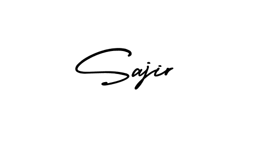 Use a signature maker to create a handwritten signature online. With this signature software, you can design (AmerikaSignatureDemo-Regular) your own signature for name Sajir. Sajir signature style 3 images and pictures png