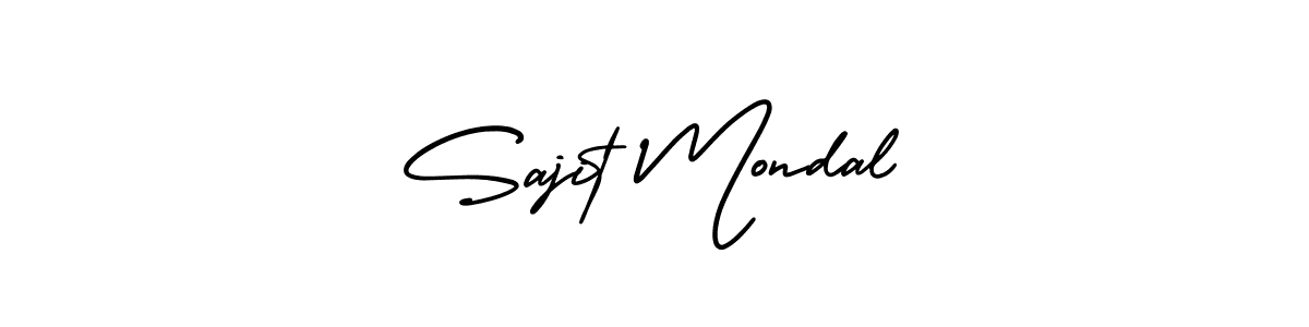 Similarly AmerikaSignatureDemo-Regular is the best handwritten signature design. Signature creator online .You can use it as an online autograph creator for name Sajit Mondal. Sajit Mondal signature style 3 images and pictures png