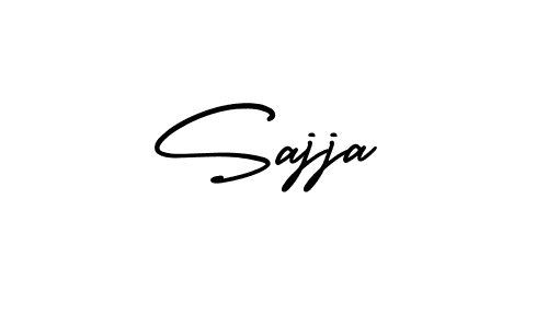 How to make Sajja signature? AmerikaSignatureDemo-Regular is a professional autograph style. Create handwritten signature for Sajja name. Sajja signature style 3 images and pictures png