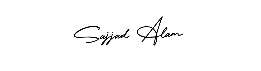 Also You can easily find your signature by using the search form. We will create Sajjad Alam name handwritten signature images for you free of cost using AmerikaSignatureDemo-Regular sign style. Sajjad Alam signature style 3 images and pictures png