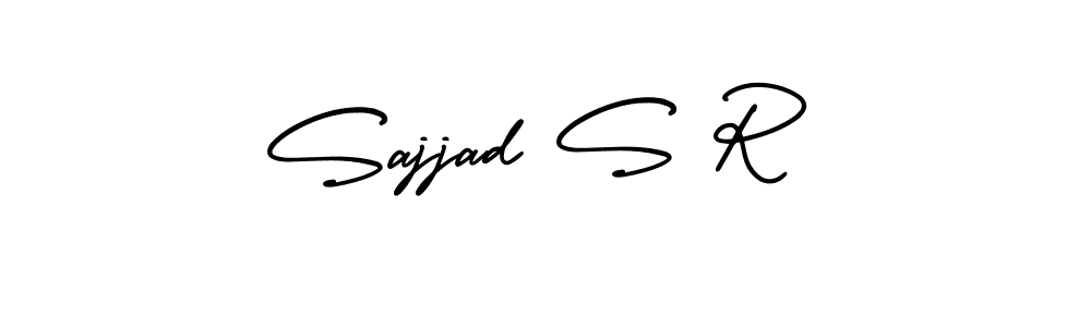 Design your own signature with our free online signature maker. With this signature software, you can create a handwritten (AmerikaSignatureDemo-Regular) signature for name Sajjad S R. Sajjad S R signature style 3 images and pictures png