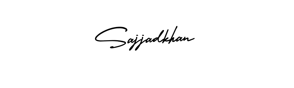 Create a beautiful signature design for name Sajjadkhan. With this signature (AmerikaSignatureDemo-Regular) fonts, you can make a handwritten signature for free. Sajjadkhan signature style 3 images and pictures png