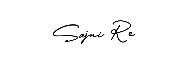 Make a beautiful signature design for name Sajni Re. With this signature (AmerikaSignatureDemo-Regular) style, you can create a handwritten signature for free. Sajni Re signature style 3 images and pictures png