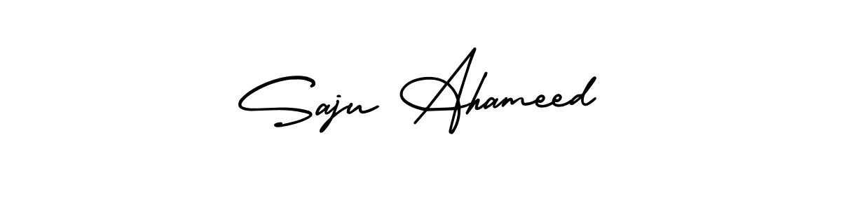 Also we have Saju Ahameed name is the best signature style. Create professional handwritten signature collection using AmerikaSignatureDemo-Regular autograph style. Saju Ahameed signature style 3 images and pictures png