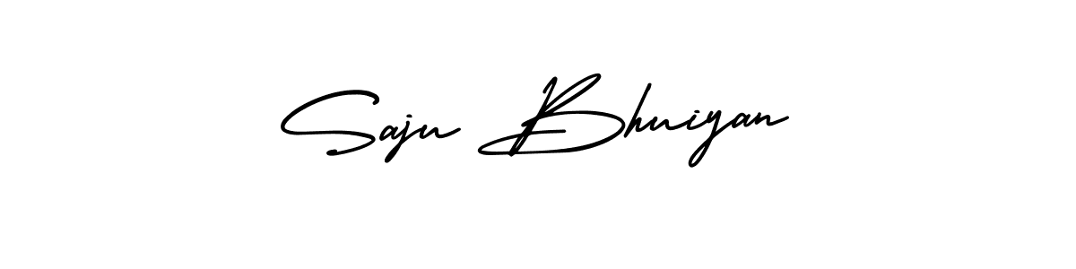 Saju Bhuiyan stylish signature style. Best Handwritten Sign (AmerikaSignatureDemo-Regular) for my name. Handwritten Signature Collection Ideas for my name Saju Bhuiyan. Saju Bhuiyan signature style 3 images and pictures png