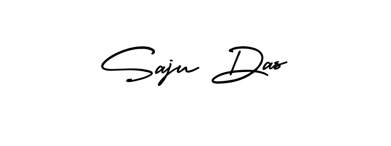 Also You can easily find your signature by using the search form. We will create Saju Das name handwritten signature images for you free of cost using AmerikaSignatureDemo-Regular sign style. Saju Das signature style 3 images and pictures png