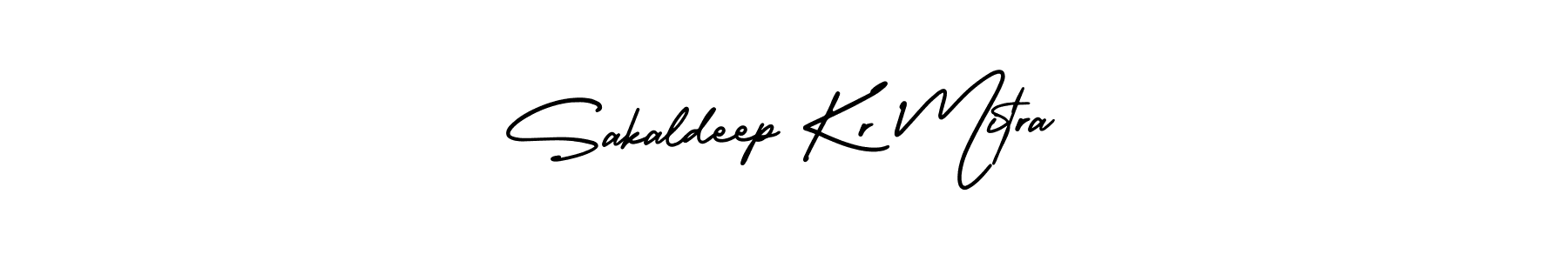 The best way (AmerikaSignatureDemo-Regular) to make a short signature is to pick only two or three words in your name. The name Sakaldeep Kr Mitra include a total of six letters. For converting this name. Sakaldeep Kr Mitra signature style 3 images and pictures png
