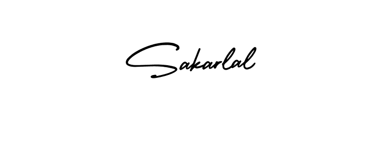 How to make Sakarlal signature? AmerikaSignatureDemo-Regular is a professional autograph style. Create handwritten signature for Sakarlal name. Sakarlal signature style 3 images and pictures png