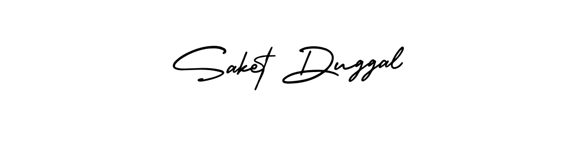 AmerikaSignatureDemo-Regular is a professional signature style that is perfect for those who want to add a touch of class to their signature. It is also a great choice for those who want to make their signature more unique. Get Saket Duggal name to fancy signature for free. Saket Duggal signature style 3 images and pictures png