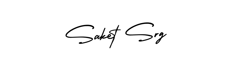 Also You can easily find your signature by using the search form. We will create Saket Srg name handwritten signature images for you free of cost using AmerikaSignatureDemo-Regular sign style. Saket Srg signature style 3 images and pictures png