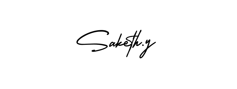 Here are the top 10 professional signature styles for the name Saketh.y. These are the best autograph styles you can use for your name. Saketh.y signature style 3 images and pictures png