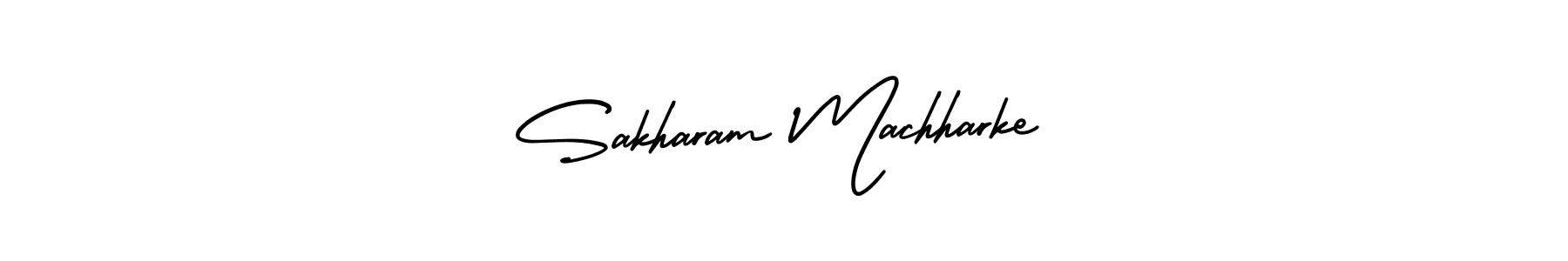 Make a short Sakharam Machharke signature style. Manage your documents anywhere anytime using AmerikaSignatureDemo-Regular. Create and add eSignatures, submit forms, share and send files easily. Sakharam Machharke signature style 3 images and pictures png