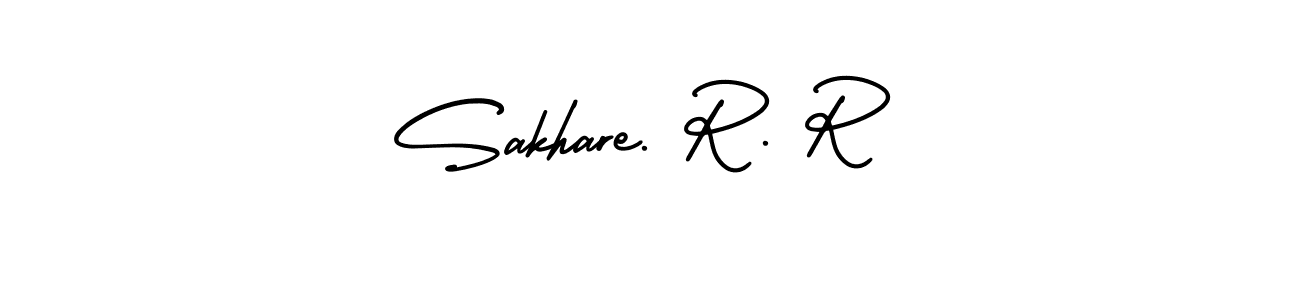 Make a beautiful signature design for name Sakhare. R. R. With this signature (AmerikaSignatureDemo-Regular) style, you can create a handwritten signature for free. Sakhare. R. R signature style 3 images and pictures png