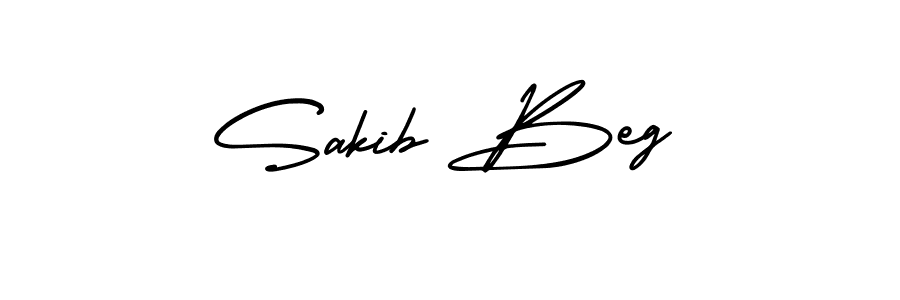 Sakib Beg stylish signature style. Best Handwritten Sign (AmerikaSignatureDemo-Regular) for my name. Handwritten Signature Collection Ideas for my name Sakib Beg. Sakib Beg signature style 3 images and pictures png