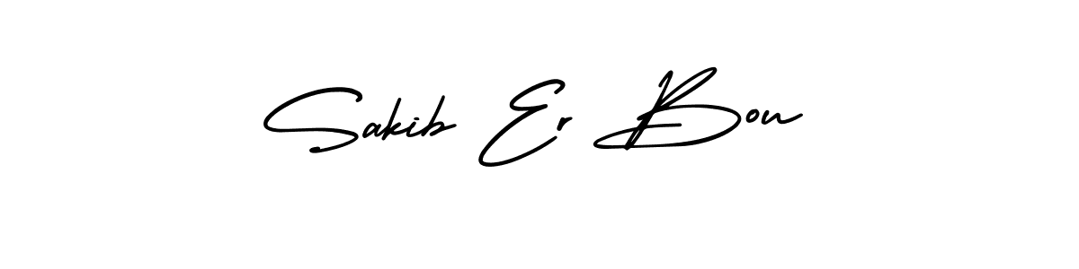 This is the best signature style for the Sakib Er Bou name. Also you like these signature font (AmerikaSignatureDemo-Regular). Mix name signature. Sakib Er Bou signature style 3 images and pictures png