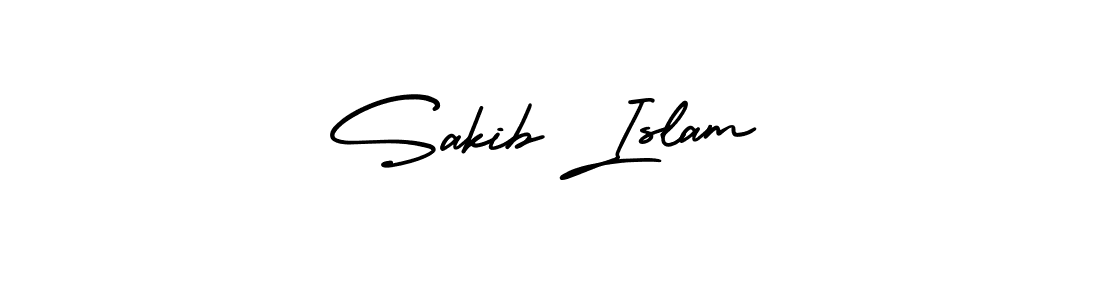 This is the best signature style for the Sakib Islam name. Also you like these signature font (AmerikaSignatureDemo-Regular). Mix name signature. Sakib Islam signature style 3 images and pictures png