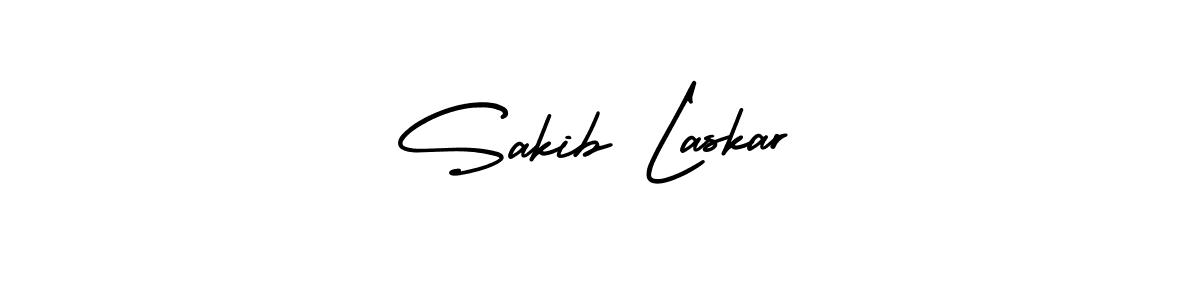 Make a short Sakib Laskar signature style. Manage your documents anywhere anytime using AmerikaSignatureDemo-Regular. Create and add eSignatures, submit forms, share and send files easily. Sakib Laskar signature style 3 images and pictures png
