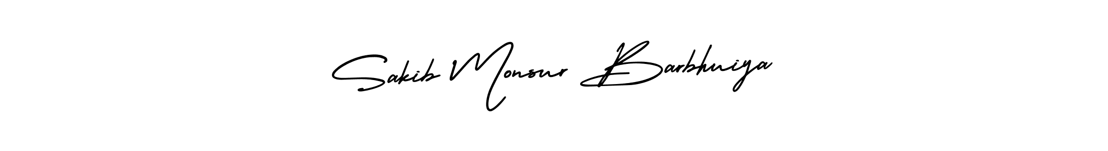 Also we have Sakib Monsur Barbhuiya name is the best signature style. Create professional handwritten signature collection using AmerikaSignatureDemo-Regular autograph style. Sakib Monsur Barbhuiya signature style 3 images and pictures png