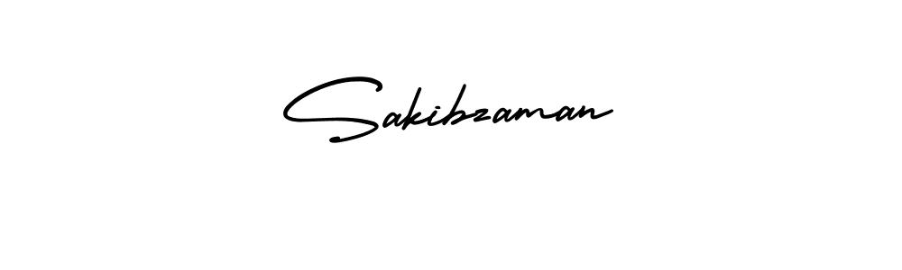 You should practise on your own different ways (AmerikaSignatureDemo-Regular) to write your name (Sakibzaman) in signature. don't let someone else do it for you. Sakibzaman signature style 3 images and pictures png