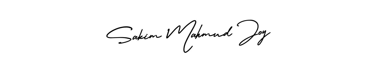 Make a short Sakim Mahmud Joy signature style. Manage your documents anywhere anytime using AmerikaSignatureDemo-Regular. Create and add eSignatures, submit forms, share and send files easily. Sakim Mahmud Joy signature style 3 images and pictures png