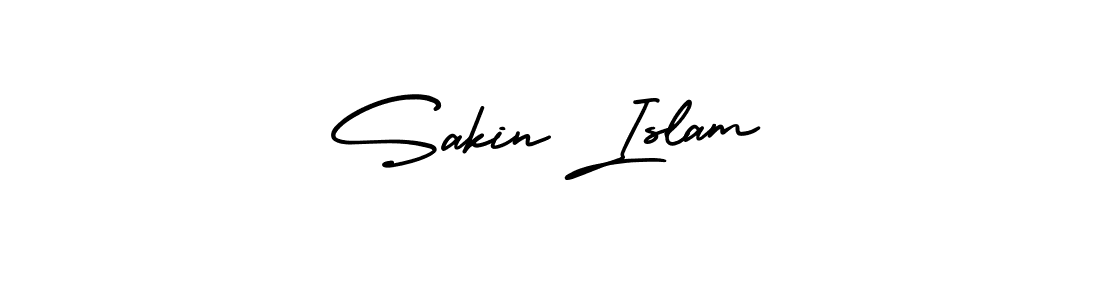 You can use this online signature creator to create a handwritten signature for the name Sakin Islam. This is the best online autograph maker. Sakin Islam signature style 3 images and pictures png
