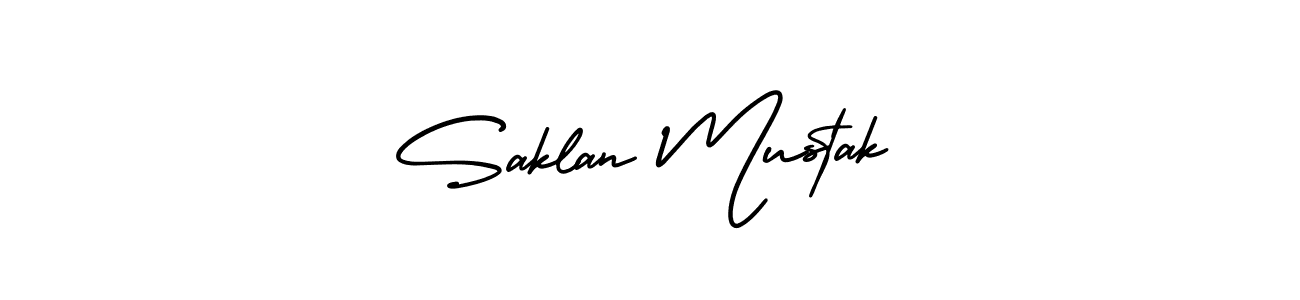 Similarly AmerikaSignatureDemo-Regular is the best handwritten signature design. Signature creator online .You can use it as an online autograph creator for name Saklan Mustak. Saklan Mustak signature style 3 images and pictures png