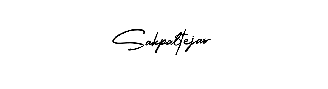 You should practise on your own different ways (AmerikaSignatureDemo-Regular) to write your name (Sakpaltejas) in signature. don't let someone else do it for you. Sakpaltejas signature style 3 images and pictures png