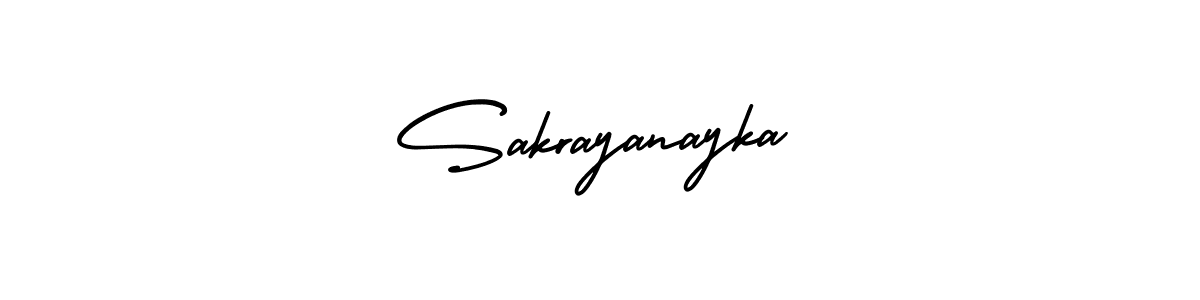 Create a beautiful signature design for name Sakrayanayka. With this signature (AmerikaSignatureDemo-Regular) fonts, you can make a handwritten signature for free. Sakrayanayka signature style 3 images and pictures png
