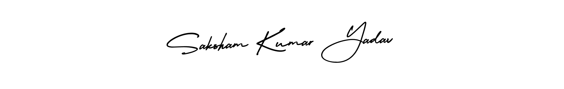 Saksham Kumar Yadav stylish signature style. Best Handwritten Sign (AmerikaSignatureDemo-Regular) for my name. Handwritten Signature Collection Ideas for my name Saksham Kumar Yadav. Saksham Kumar Yadav signature style 3 images and pictures png