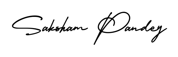 Achieve flawless digital penmanship with Saksham Pandey name in AmerikaSignatureDemo-Regular font. The perfect tool for creating online signatures. Saksham Pandey signature style 3 images and pictures png