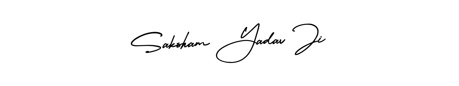 AmerikaSignatureDemo-Regular is a professional signature style that is perfect for those who want to add a touch of class to their signature. It is also a great choice for those who want to make their signature more unique. Get Saksham Yadav Ji name to fancy signature for free. Saksham Yadav Ji signature style 3 images and pictures png