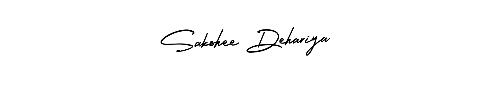 The best way (AmerikaSignatureDemo-Regular) to make a short signature is to pick only two or three words in your name. The name Sakshee Dehariya include a total of six letters. For converting this name. Sakshee Dehariya signature style 3 images and pictures png
