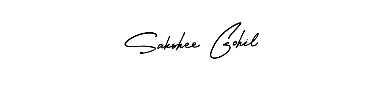 Check out images of Autograph of Sakshee Gohil name. Actor Sakshee Gohil Signature Style. AmerikaSignatureDemo-Regular is a professional sign style online. Sakshee Gohil signature style 3 images and pictures png