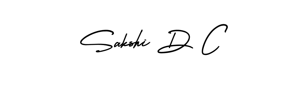 AmerikaSignatureDemo-Regular is a professional signature style that is perfect for those who want to add a touch of class to their signature. It is also a great choice for those who want to make their signature more unique. Get Sakshi D C name to fancy signature for free. Sakshi D C signature style 3 images and pictures png