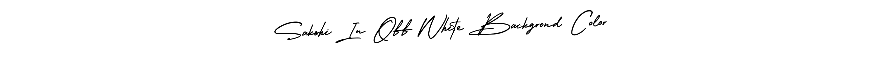 Sakshi In Off White Backgrond Color stylish signature style. Best Handwritten Sign (AmerikaSignatureDemo-Regular) for my name. Handwritten Signature Collection Ideas for my name Sakshi In Off White Backgrond Color. Sakshi In Off White Backgrond Color signature style 3 images and pictures png