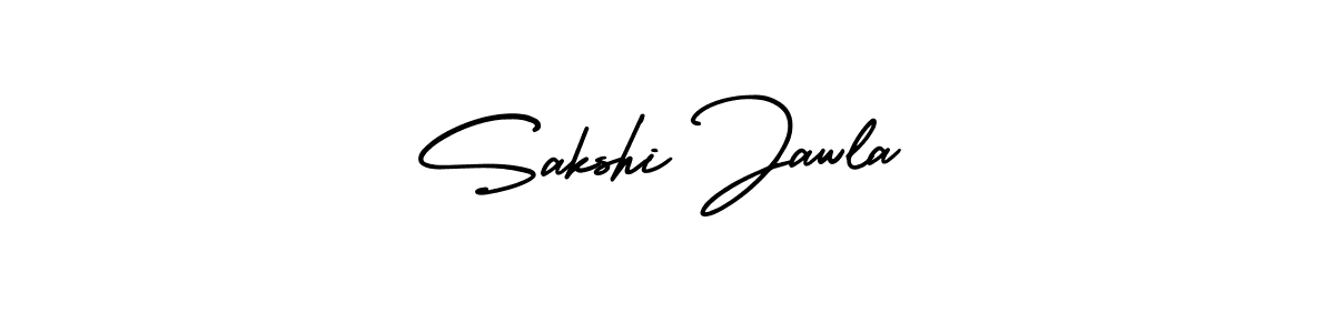 Make a beautiful signature design for name Sakshi Jawla. With this signature (AmerikaSignatureDemo-Regular) style, you can create a handwritten signature for free. Sakshi Jawla signature style 3 images and pictures png
