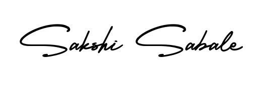 How to make Sakshi Sabale name signature. Use AmerikaSignatureDemo-Regular style for creating short signs online. This is the latest handwritten sign. Sakshi Sabale signature style 3 images and pictures png