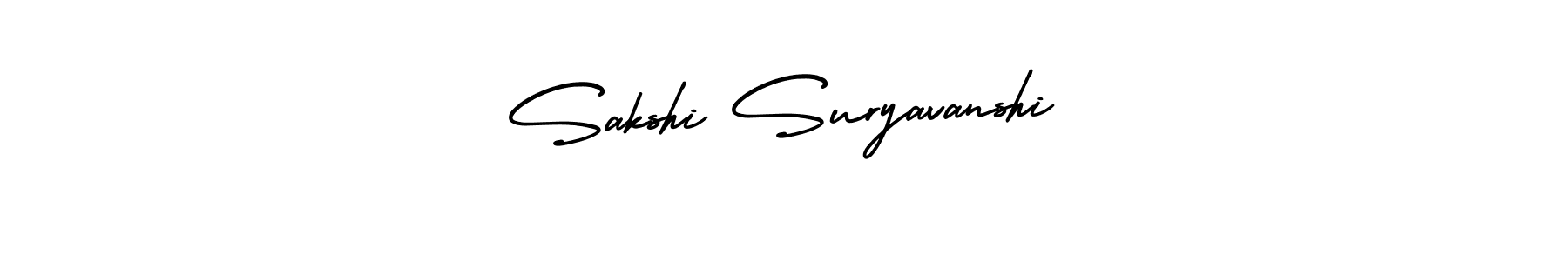 This is the best signature style for the Sakshi Suryavanshi name. Also you like these signature font (AmerikaSignatureDemo-Regular). Mix name signature. Sakshi Suryavanshi signature style 3 images and pictures png