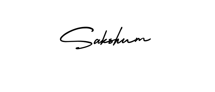 Also we have Sakshum name is the best signature style. Create professional handwritten signature collection using AmerikaSignatureDemo-Regular autograph style. Sakshum signature style 3 images and pictures png