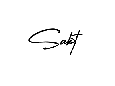 Design your own signature with our free online signature maker. With this signature software, you can create a handwritten (AmerikaSignatureDemo-Regular) signature for name Sakt. Sakt signature style 3 images and pictures png