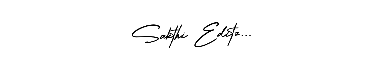 Make a beautiful signature design for name Sakthi Editz.... With this signature (AmerikaSignatureDemo-Regular) style, you can create a handwritten signature for free. Sakthi Editz... signature style 3 images and pictures png