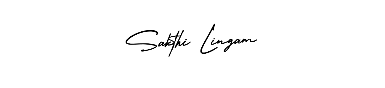Create a beautiful signature design for name Sakthi Lingam. With this signature (AmerikaSignatureDemo-Regular) fonts, you can make a handwritten signature for free. Sakthi Lingam signature style 3 images and pictures png