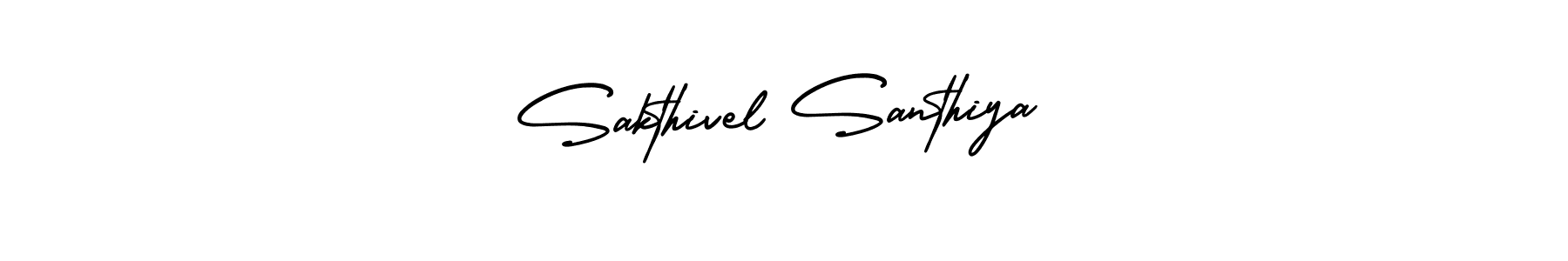 It looks lik you need a new signature style for name Sakthivel Santhiya. Design unique handwritten (AmerikaSignatureDemo-Regular) signature with our free signature maker in just a few clicks. Sakthivel Santhiya signature style 3 images and pictures png