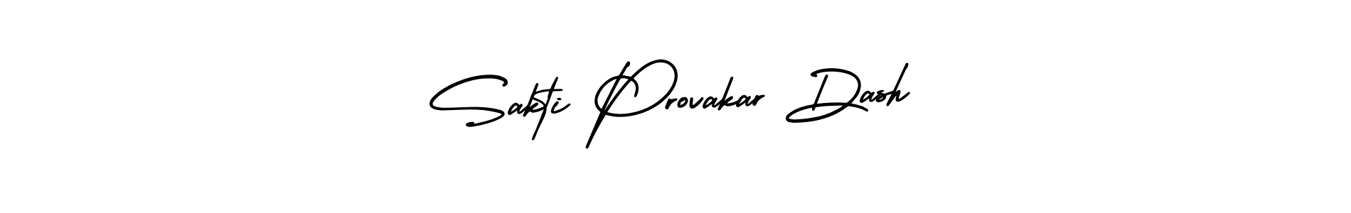 How to make Sakti Provakar Dash name signature. Use AmerikaSignatureDemo-Regular style for creating short signs online. This is the latest handwritten sign. Sakti Provakar Dash signature style 3 images and pictures png