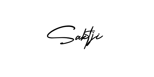 How to make Saktji signature? AmerikaSignatureDemo-Regular is a professional autograph style. Create handwritten signature for Saktji name. Saktji signature style 3 images and pictures png