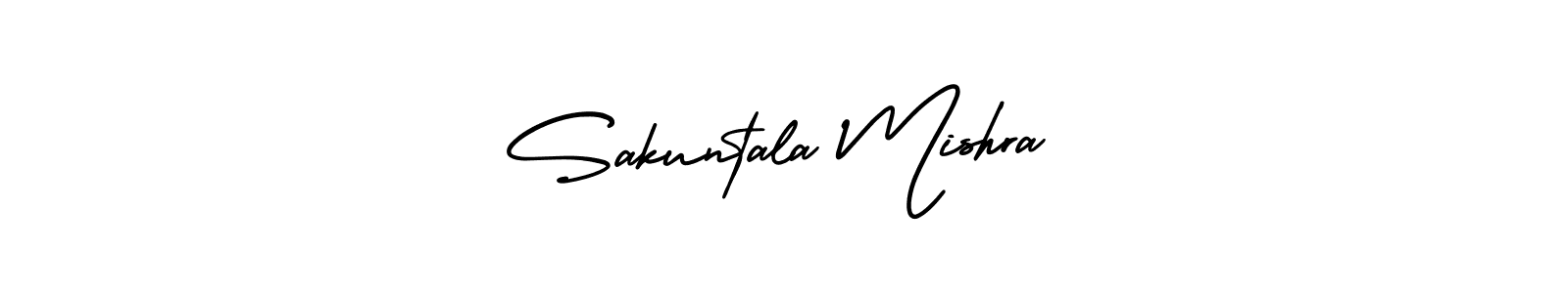 Design your own signature with our free online signature maker. With this signature software, you can create a handwritten (AmerikaSignatureDemo-Regular) signature for name Sakuntala Mishra. Sakuntala Mishra signature style 3 images and pictures png