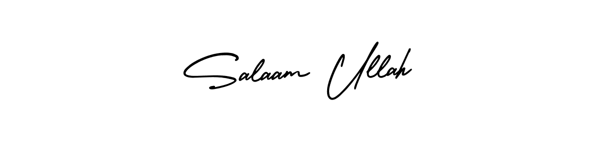 This is the best signature style for the Salaam Ullah name. Also you like these signature font (AmerikaSignatureDemo-Regular). Mix name signature. Salaam Ullah signature style 3 images and pictures png